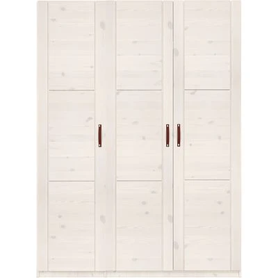 Lifetime Schrank 150cm Mit 3 Türen Und 3 Einlegeböden Whitewash 1 Lifetime Schrank 150cm Mit 3 Türen Und 3 Einlegeböden Whitewash